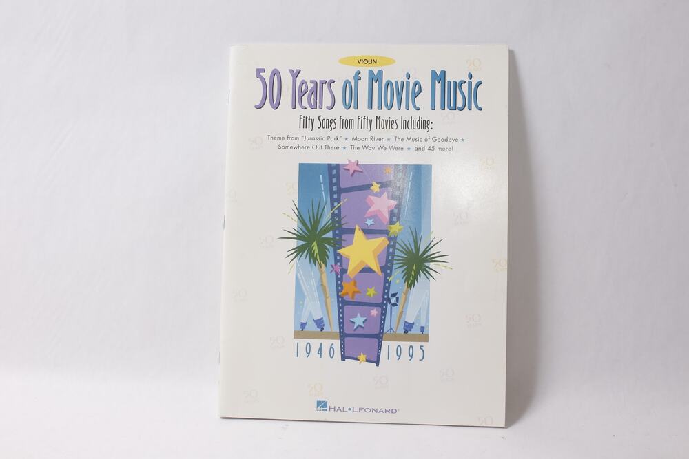 50 Years of Movie Music Violin Songbook 1946-1995 Sheet Music ~ 260828-WH 1348